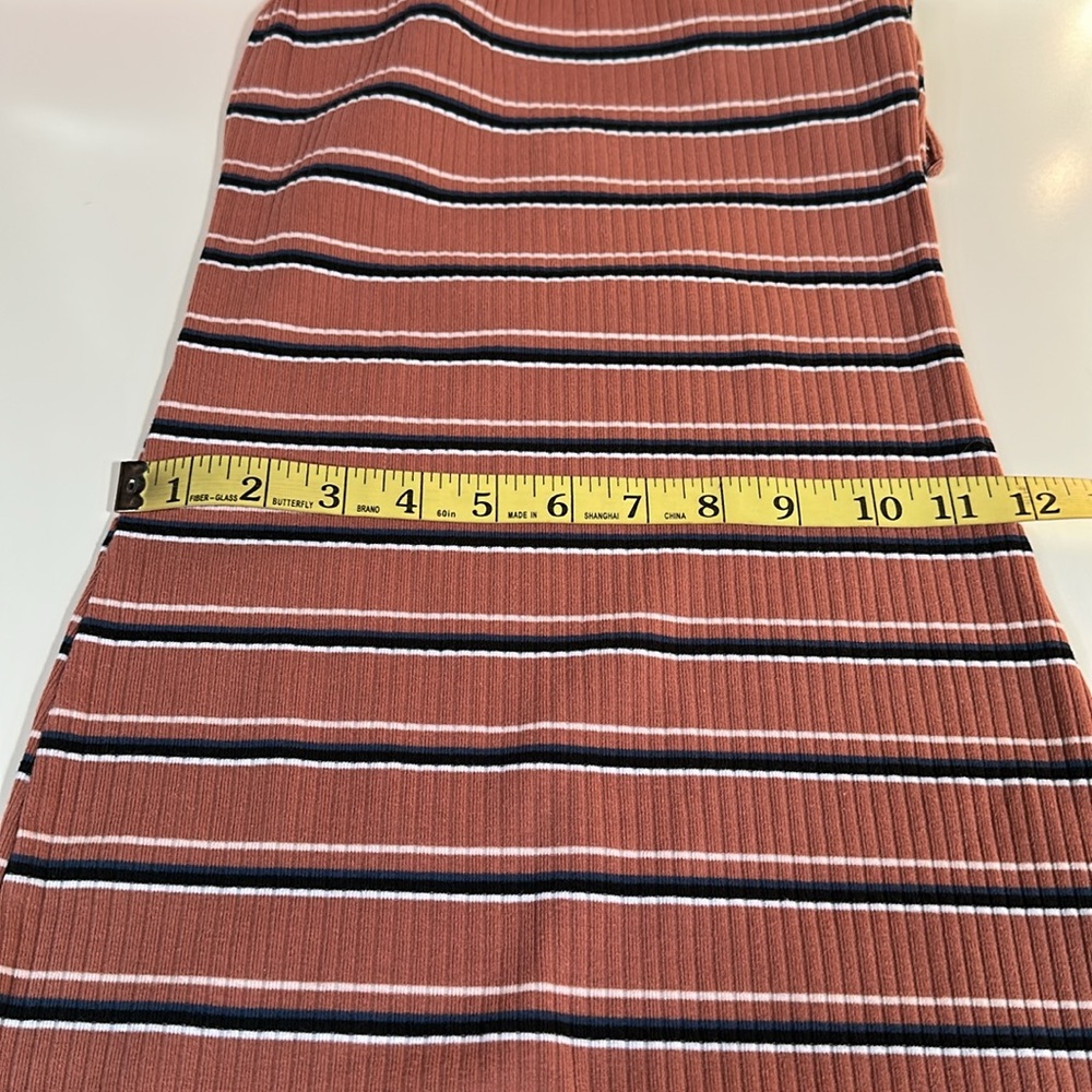 Striped Ribbed Midi Dress - Picture 7 of 11